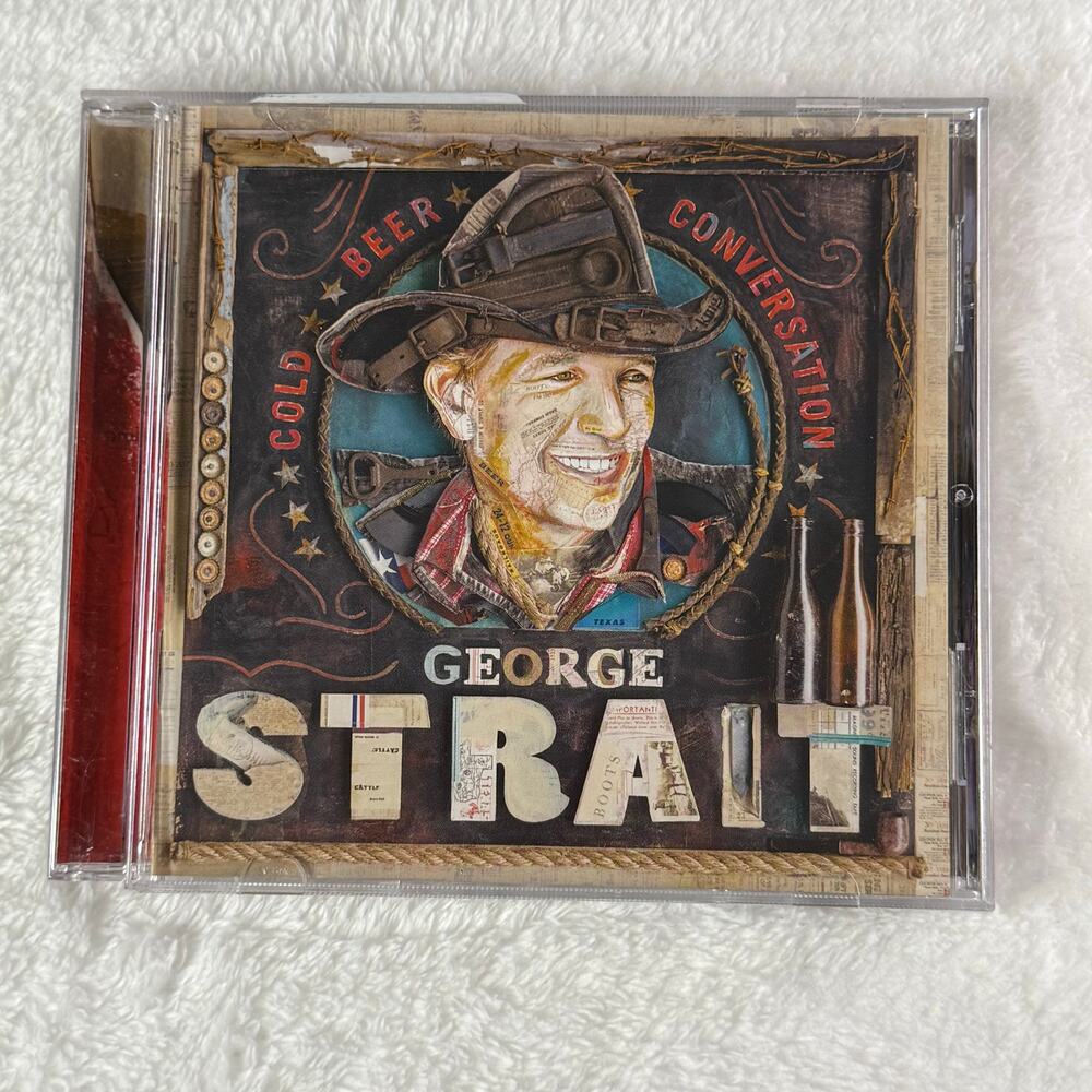 George Strait Cold Beer Conversation CD 2015 ‎ Country Album Honky Cowboy Music